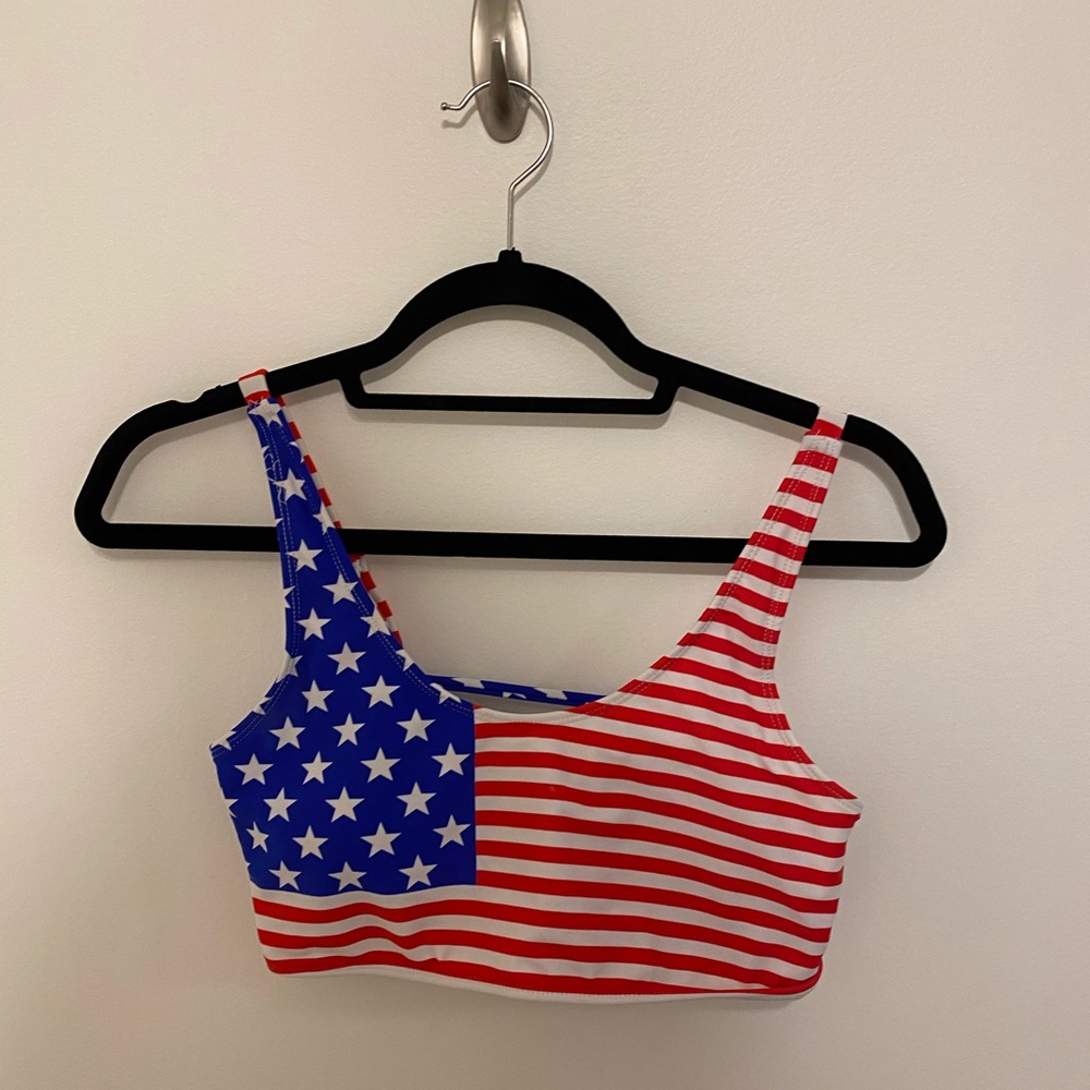 American flag bathing suit